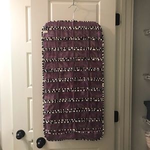 Hanging Jewelry Organizer Purple & Zebra Print